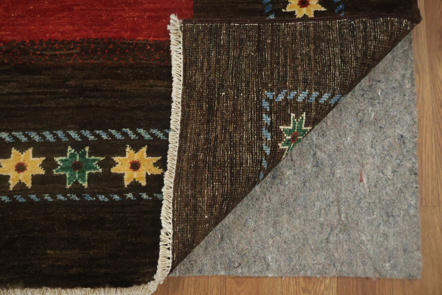 Handmade Gabbeh Kashkoli Oriental Area Rug 6x8