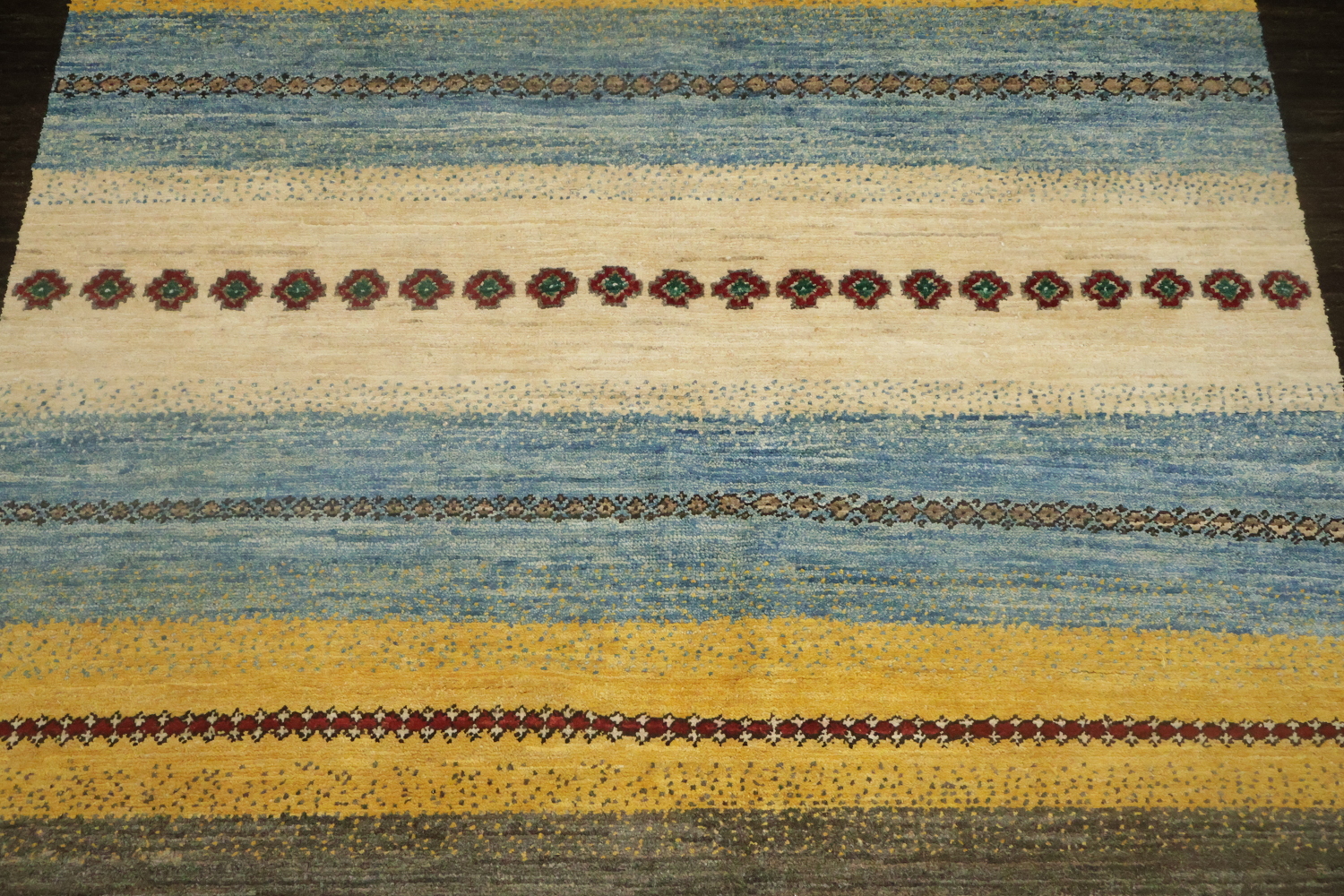Handmade Gabbeh Kashkoli Oriental Area Rug 6x8