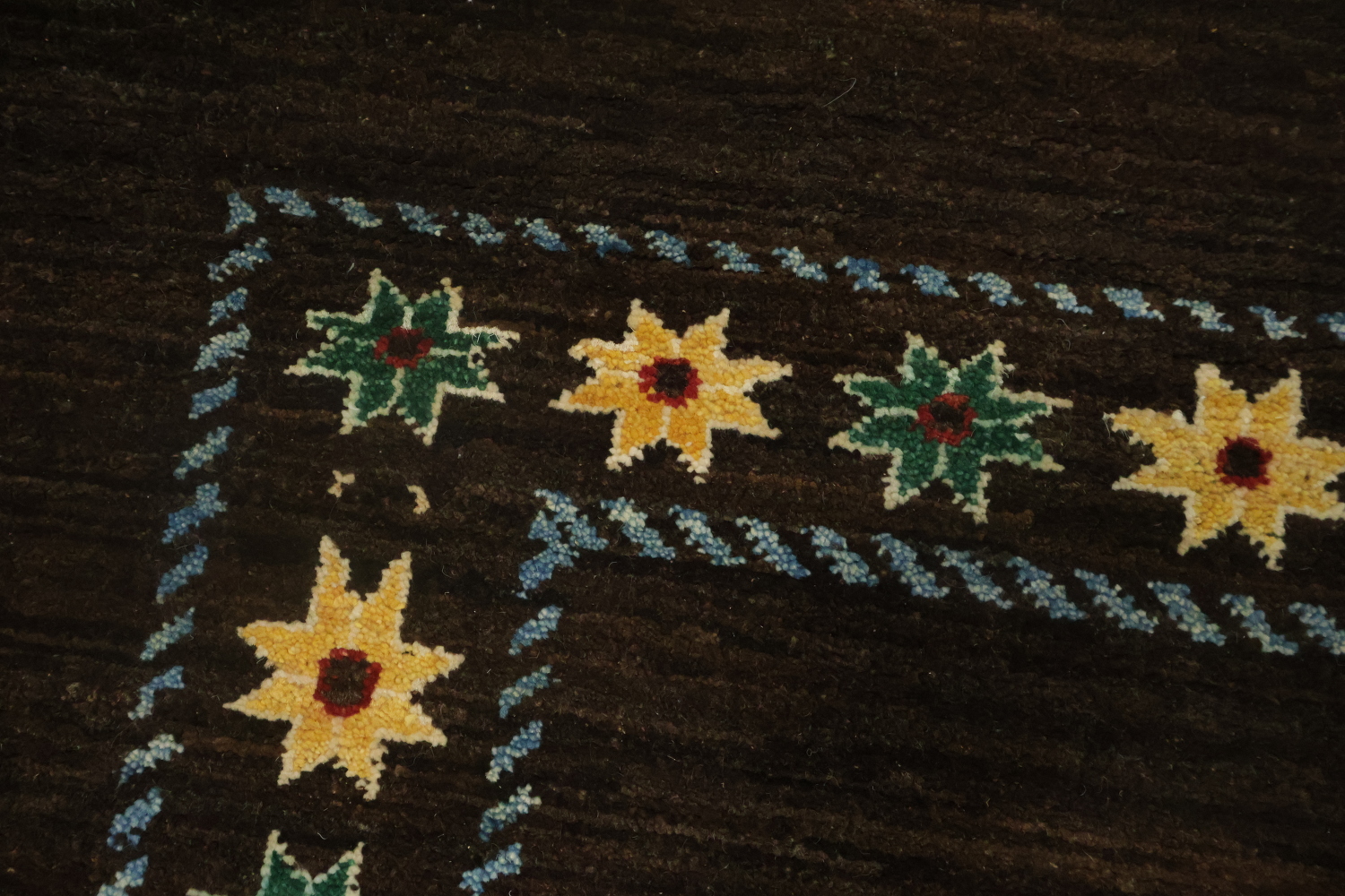 Handmade Gabbeh Kashkoli Oriental Area Rug 6x8