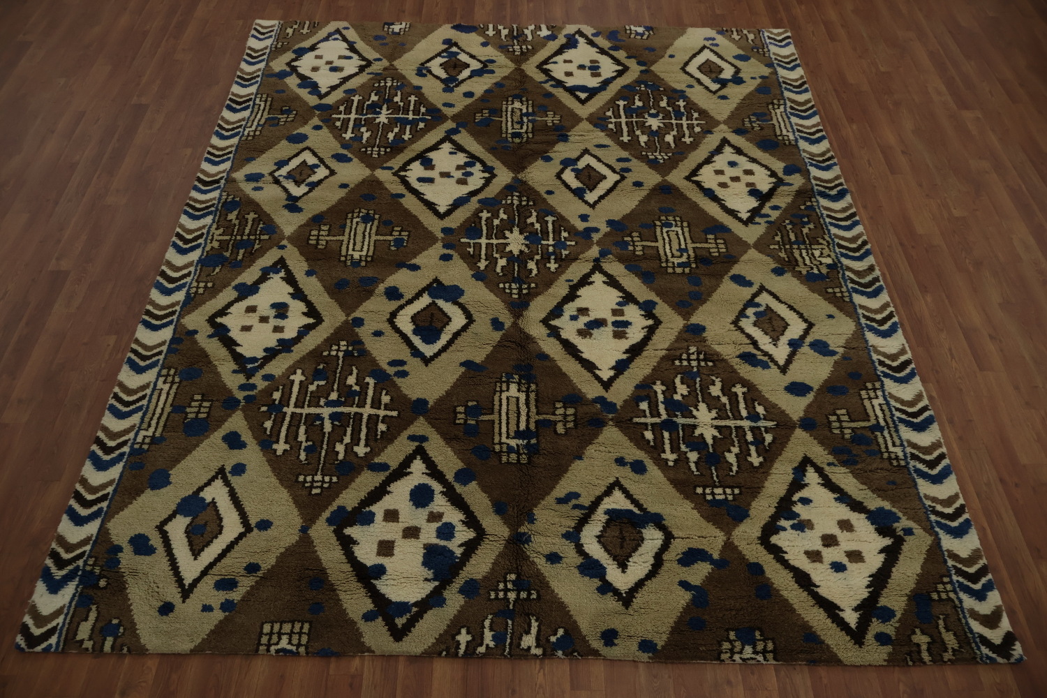 Diamond Pattern Moroccan Area Rug 8x10 Blend of Tradition and Style
