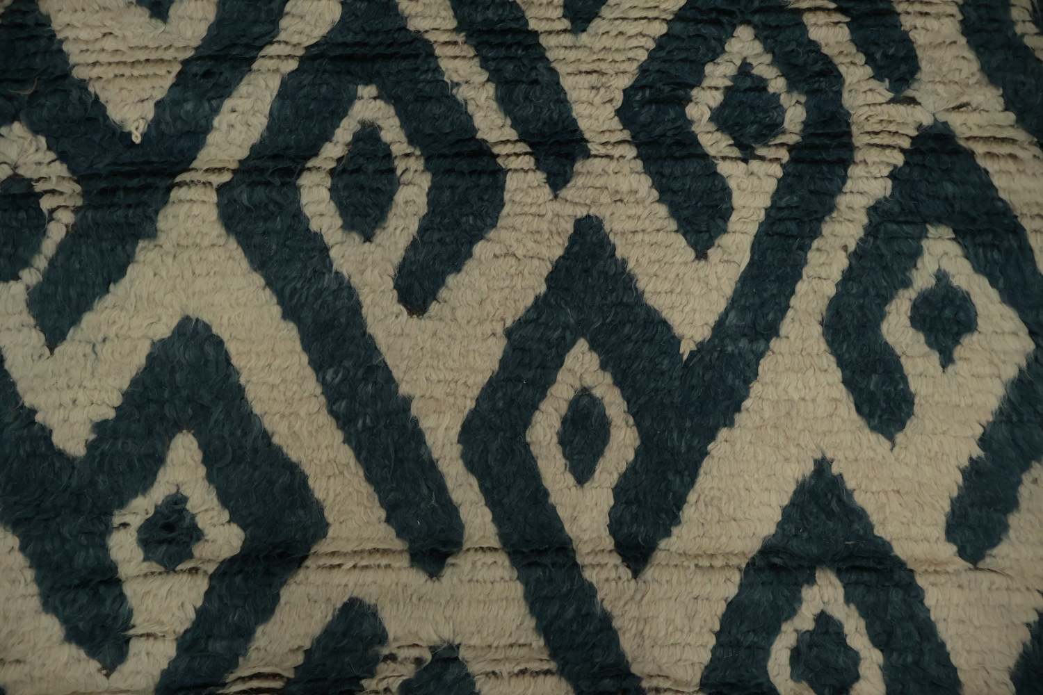 Geometric Moroccan Shaggy Oriental Area Rug 9x11