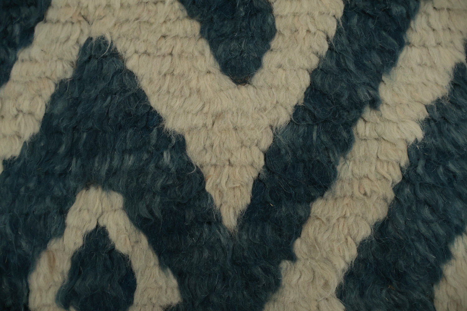 Geometric Moroccan Shaggy Oriental Area Rug 9x11