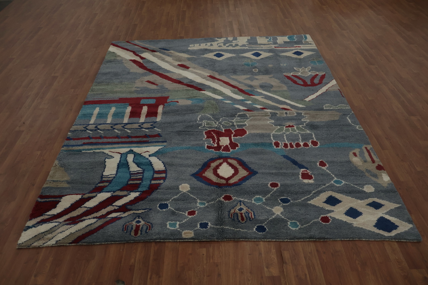 Artistic Flair Abstract Patterns in Moroccan Area Rug 8x10