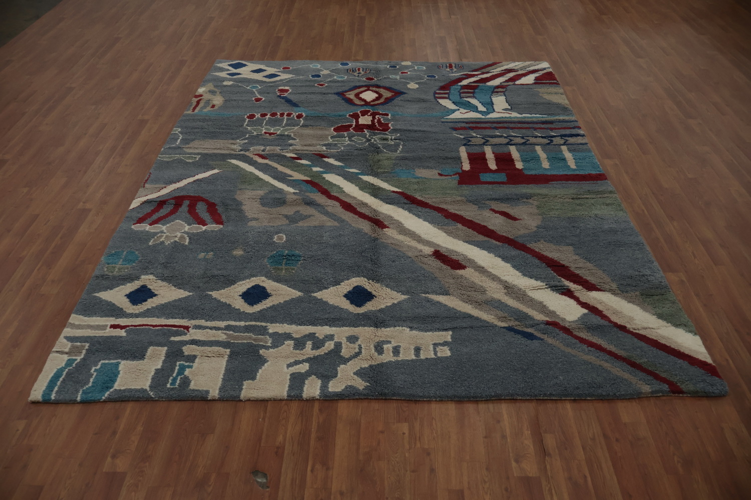 Artistic Flair Abstract Patterns in Moroccan Area Rug 8x10