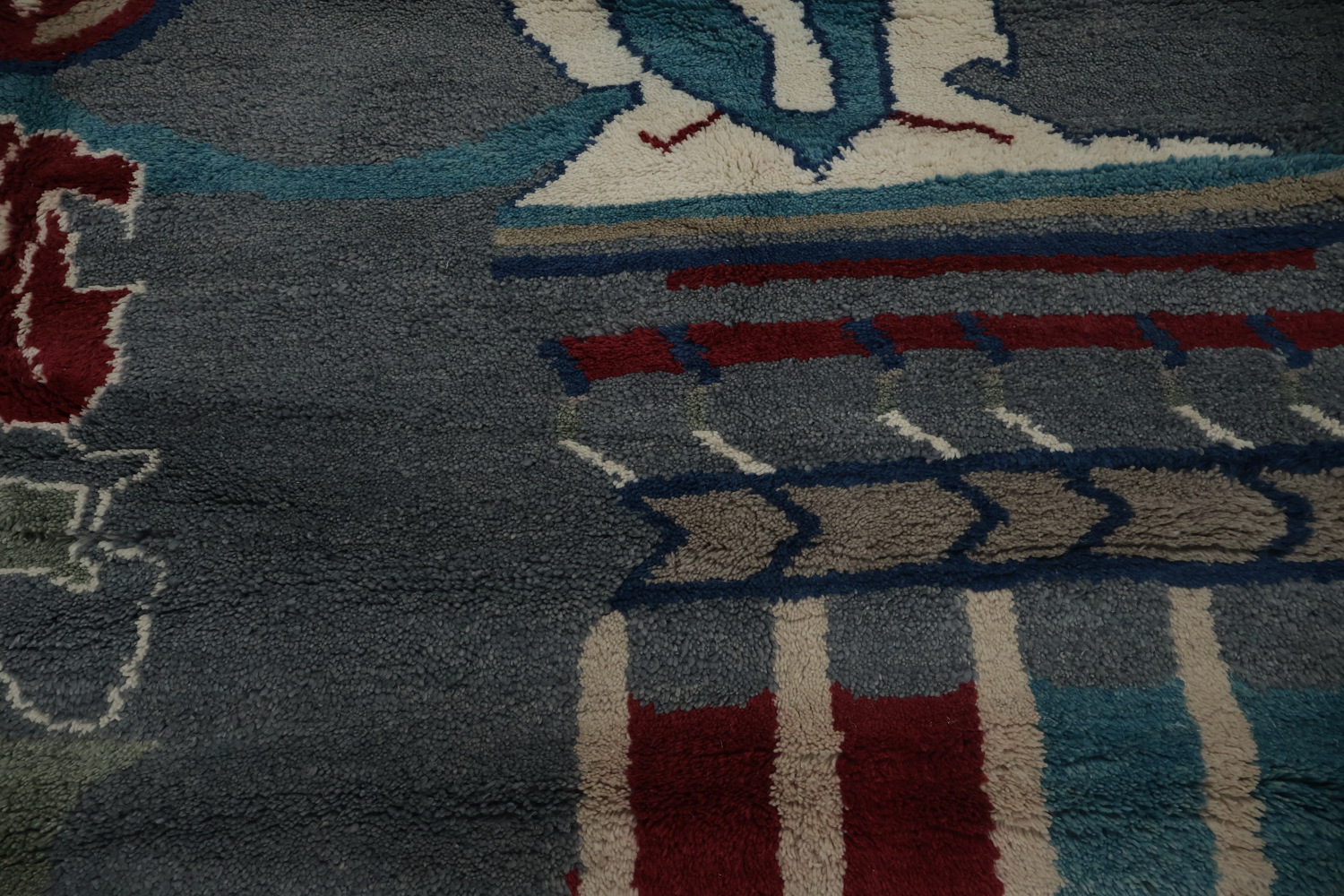 Artistic Flair Abstract Patterns in Moroccan Area Rug 8x10