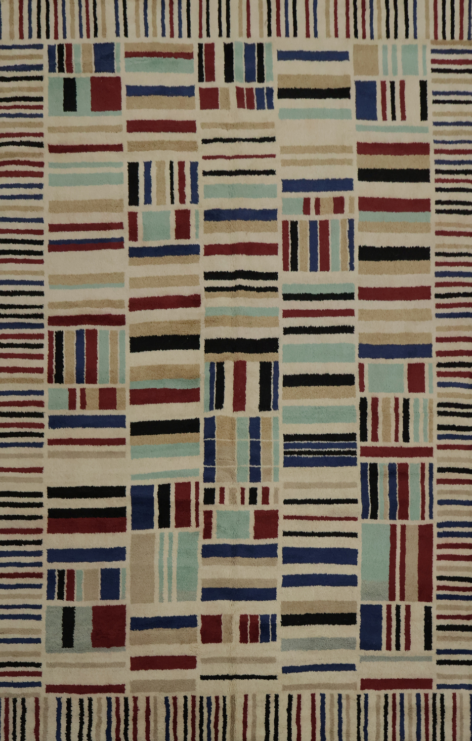 Stripe Oushak Area Rug 8x10 Perfect Fusion of Style and Elegance