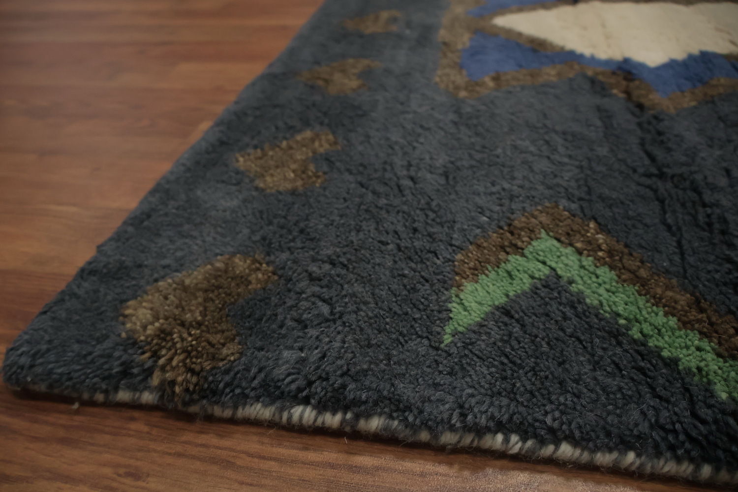 Bohemian Moroccan Large Rug 12x15 with Intricate Geometric Patterns