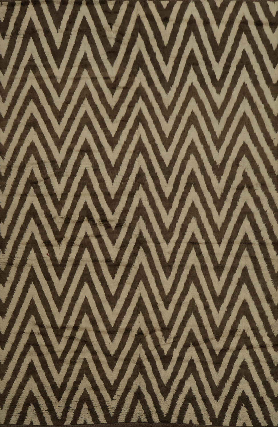 Chevron Moroccan Shaggy Area Rug 9x11 Adding Warmth to Your Room
