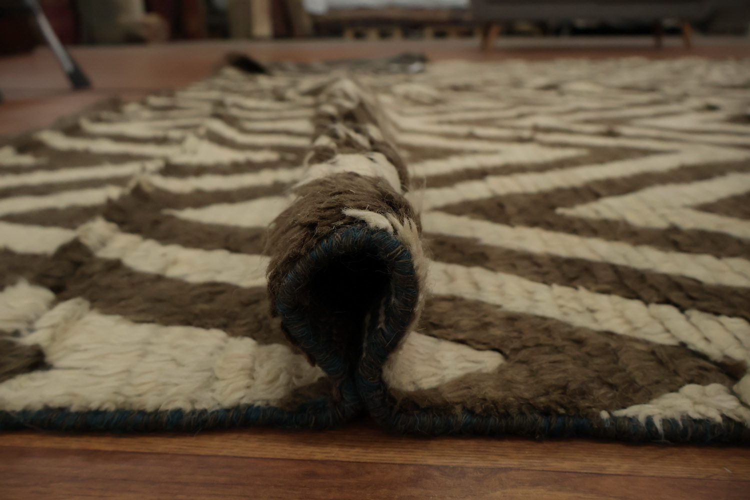 Chevron Moroccan Shaggy Area Rug 9x11 Adding Warmth to Your Room