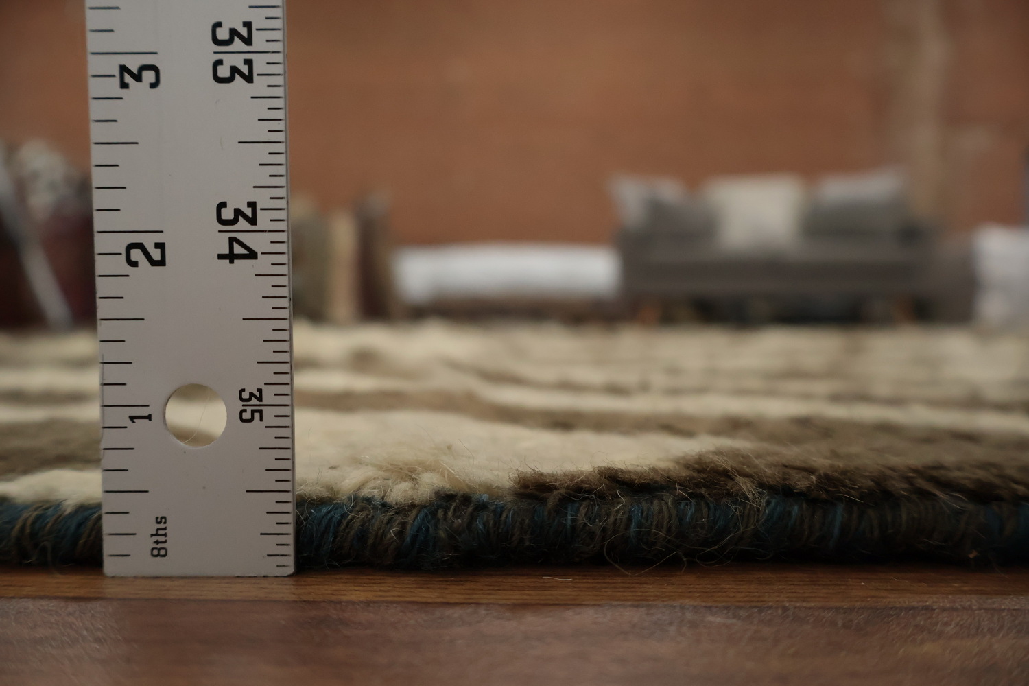 Chevron Moroccan Shaggy Area Rug 9x11 Adding Warmth to Your Room
