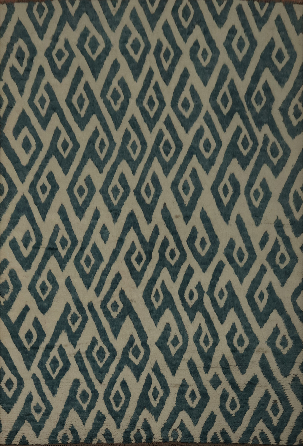Geometric Moroccan Shaggy Area Rug 9x11 Add a Touch of Modern