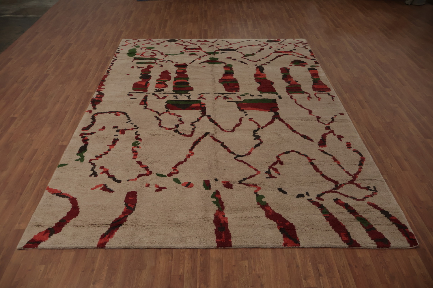 Intricate Moroccan Abstract Area Rug 9x12 for Unique Interior Style
