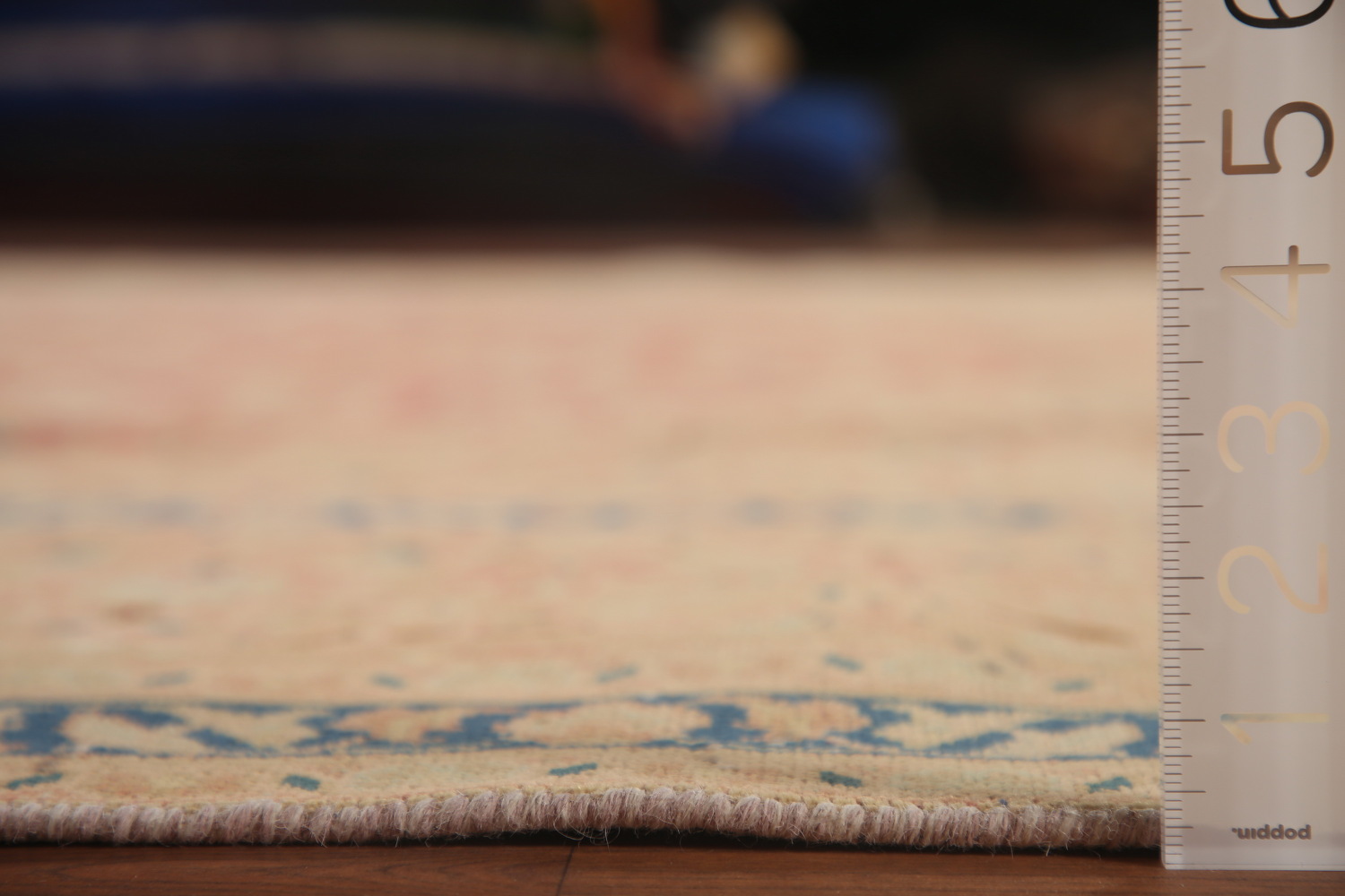 Antique Vegetable Dye Kashan Persian Area Rug 9x13