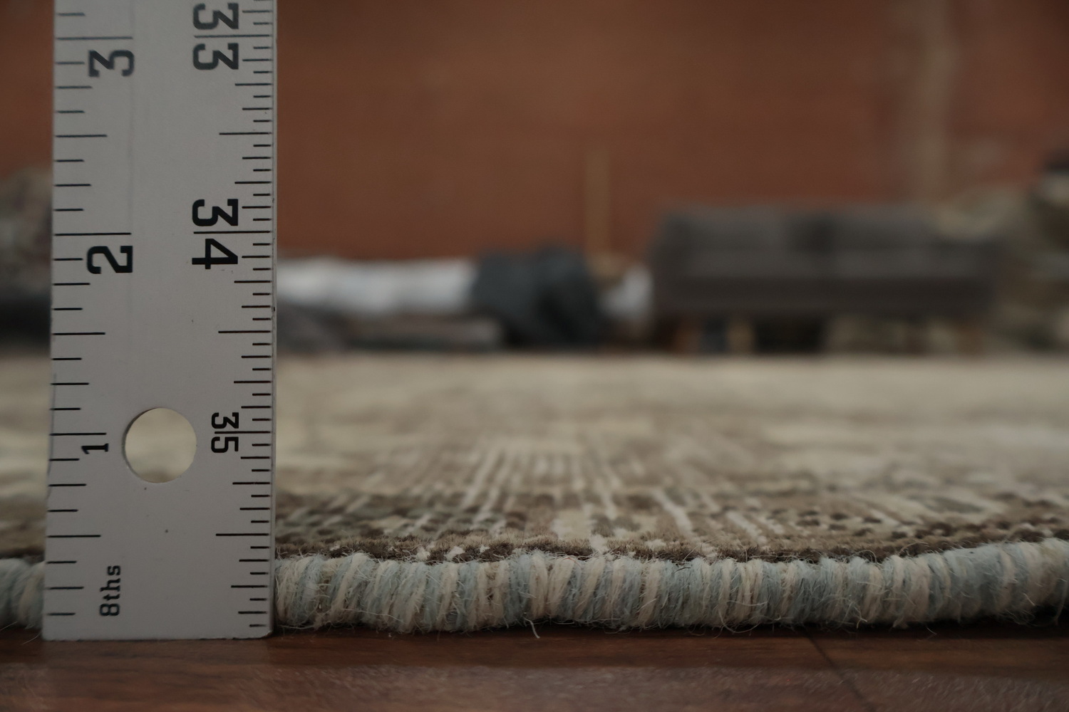 Vintage Wool Tabriz Persian Area Rug 6x9