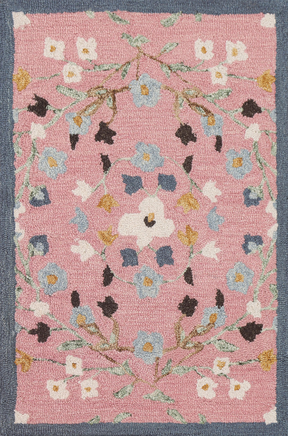 Pink Hand-Tufted Aubusson Indian Rugs