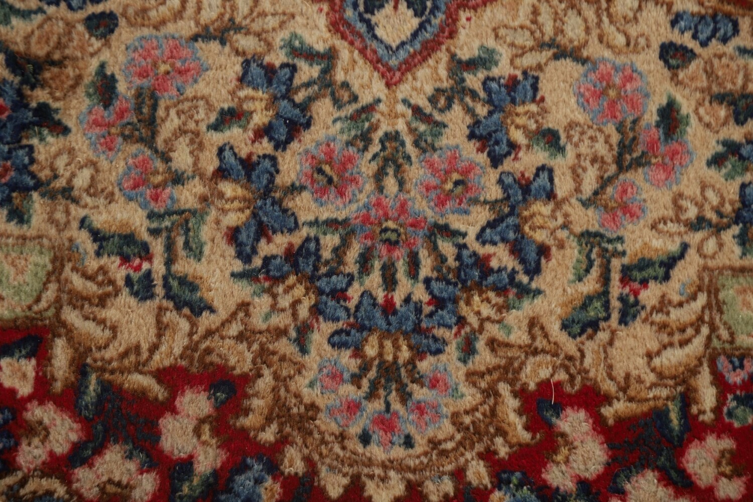 Vegetable Dye Kerman Antique Persian Large Rug 10x18