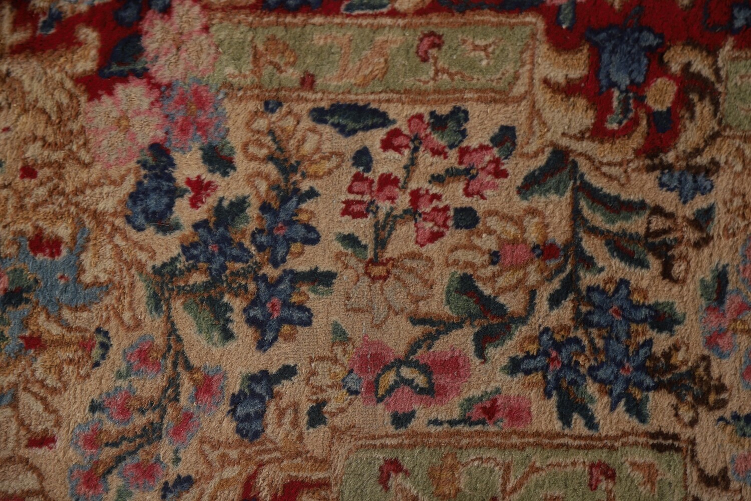 Vegetable Dye Kerman Antique Persian Large Rug 10x18