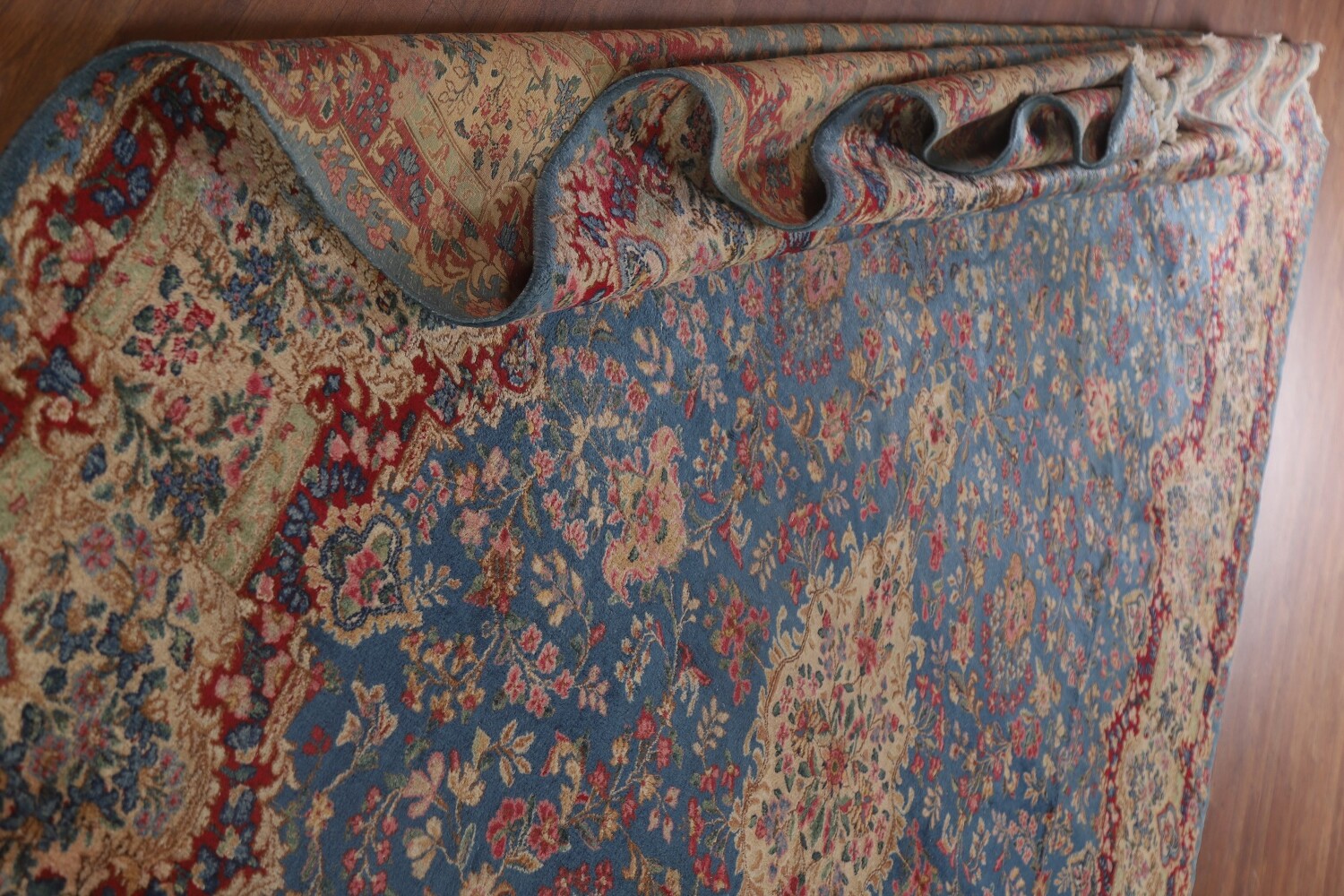 Vegetable Dye Kerman Antique Persian Large Rug 10x18