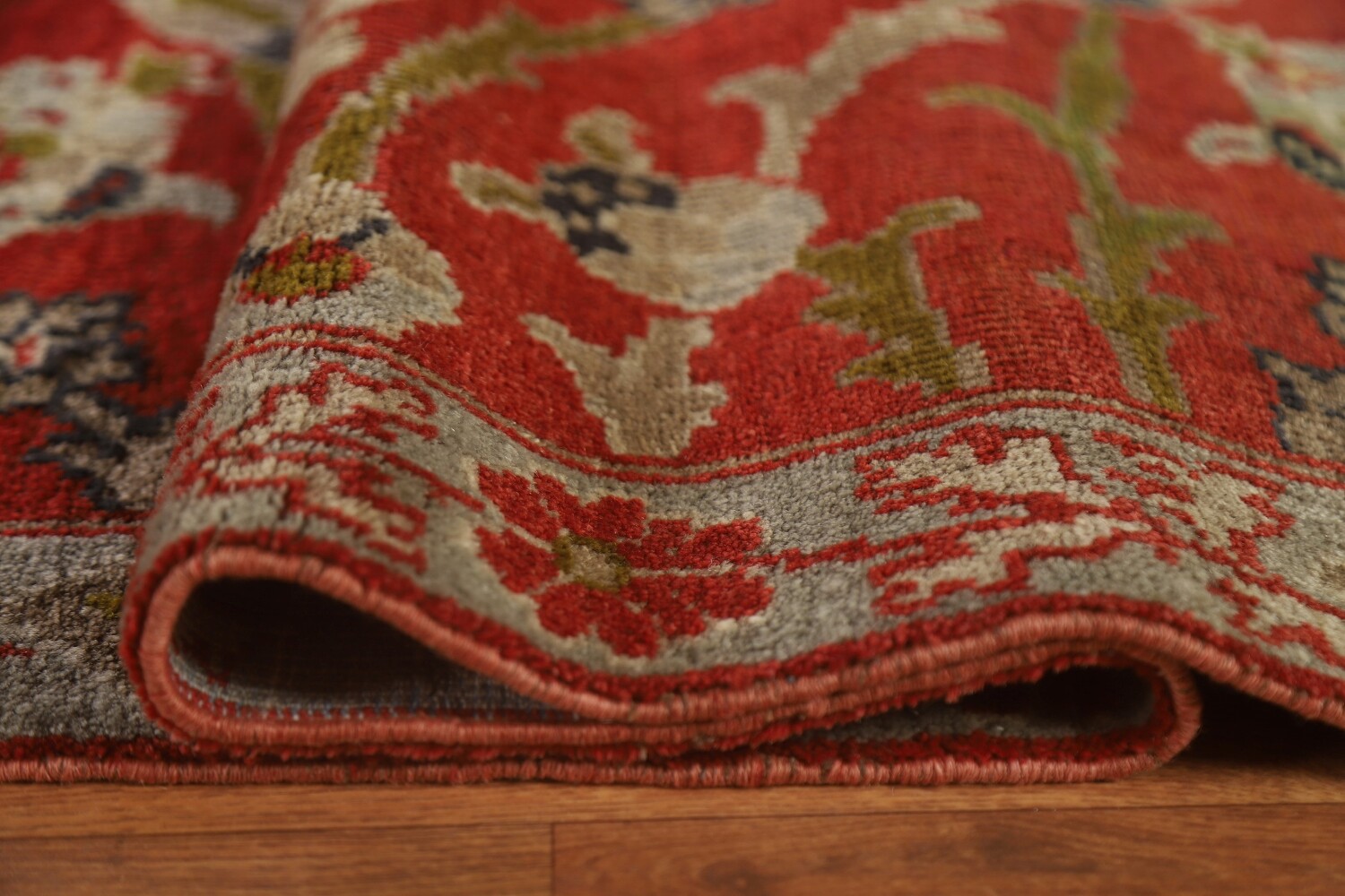Pre-1900 Antique Vegetable Dye Sultanabad Persian Large Rug 12x17