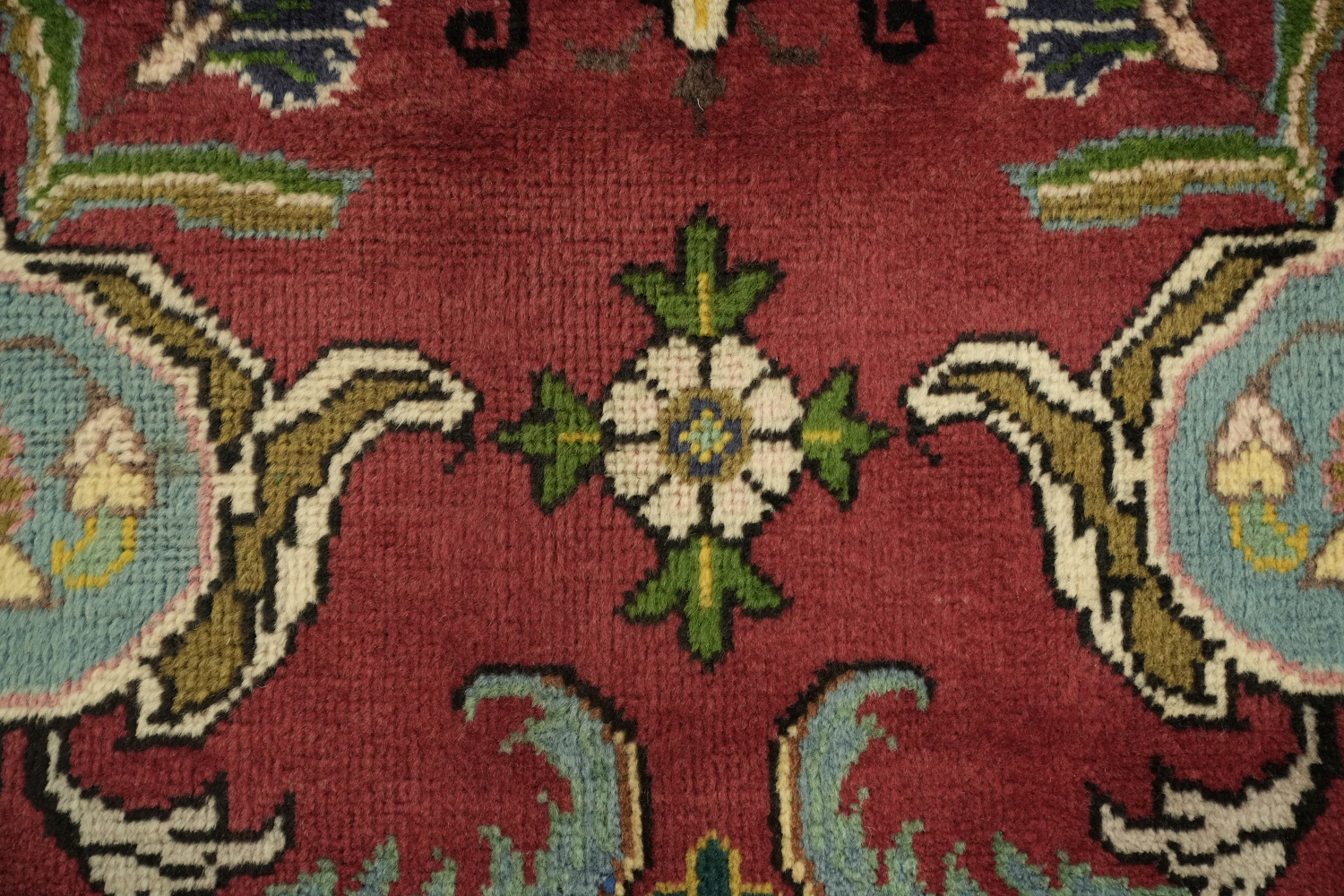 Luxurious Tabriz Persian Red Runner Rug with Rich Floral Motifs 3x13 ft