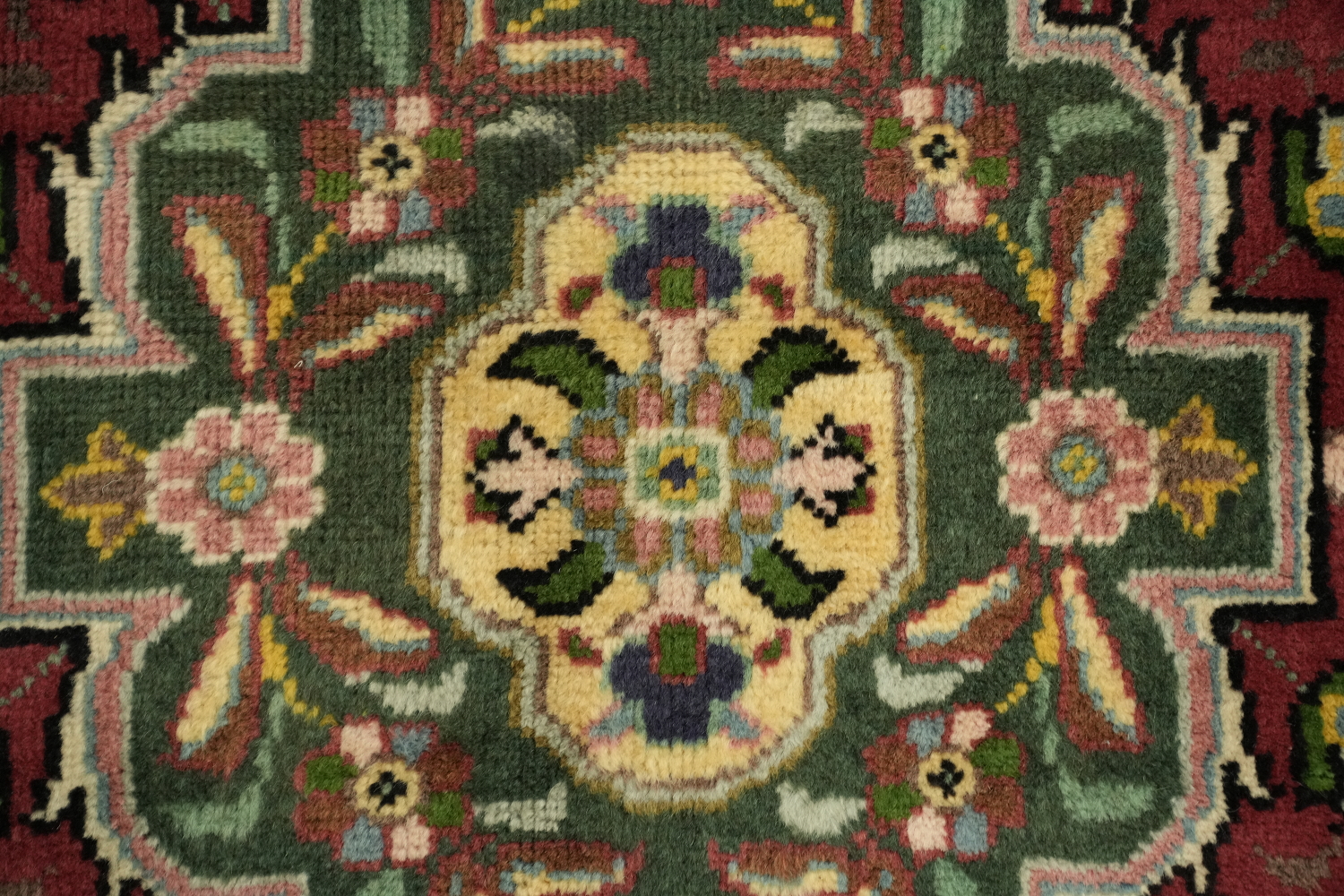 Luxurious Tabriz Persian Red Runner Rug with Rich Floral Motifs 3x13 ft