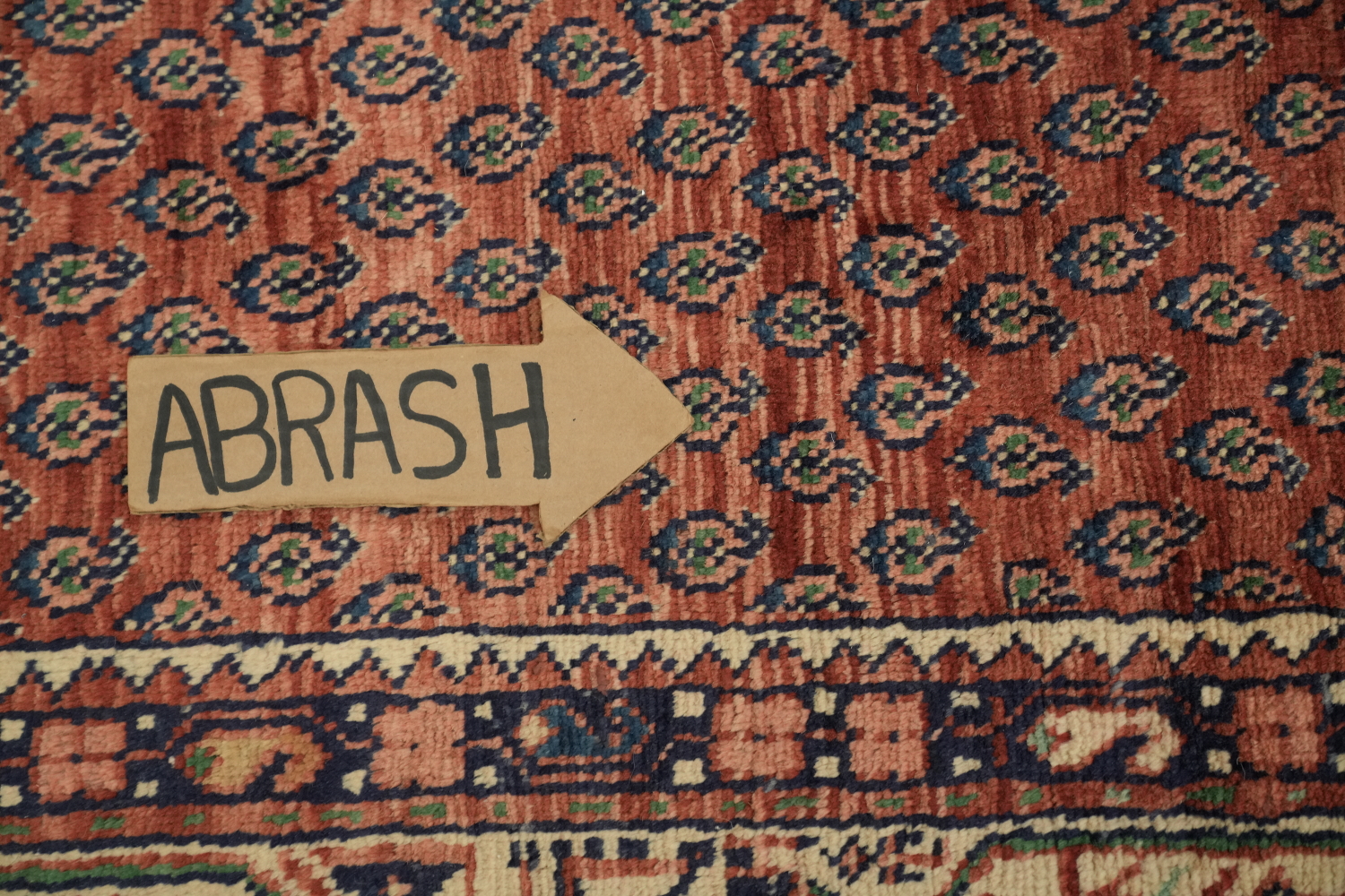 Boteh Botemir Persian Runner Rug 3x10