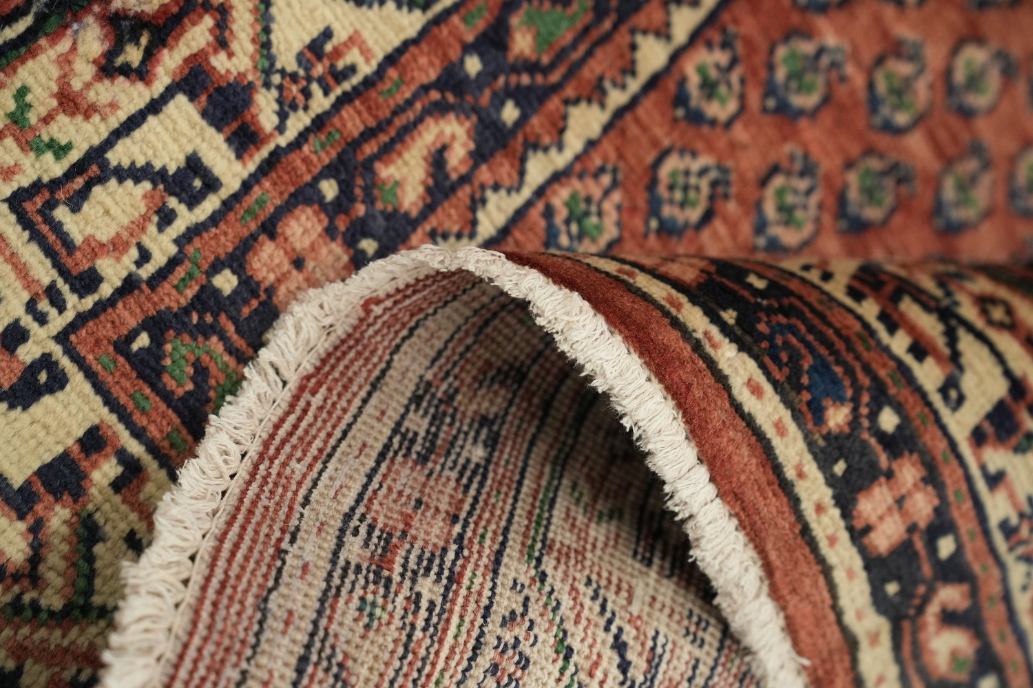 Boteh Botemir Persian Runner Rug 3x10