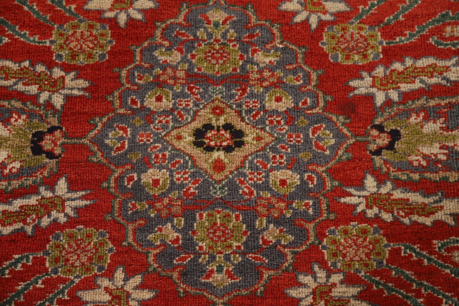Antique Vegetable Dye Sarouk Farahan Persian Rug 10x14