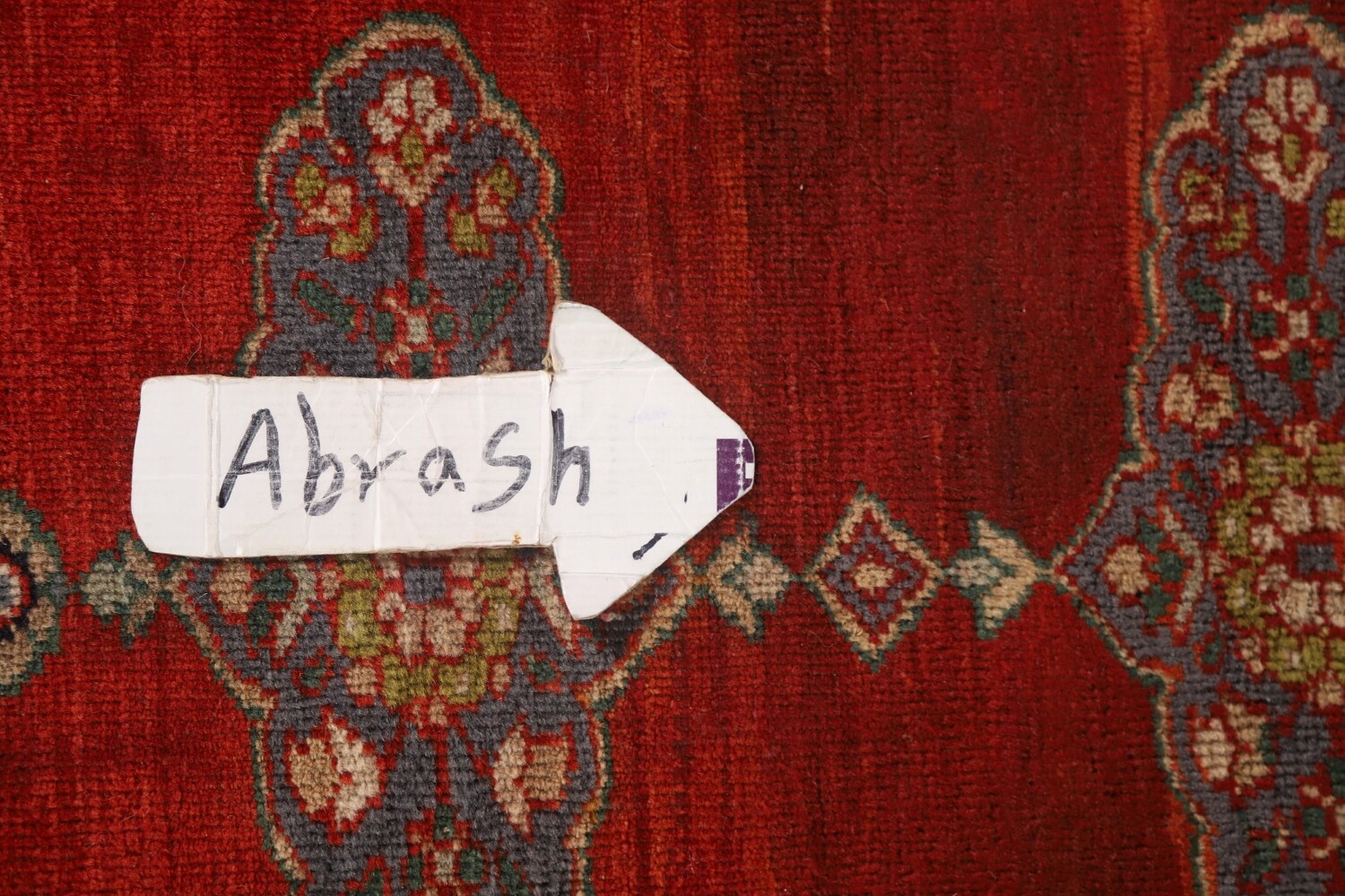 Antique Vegetable Dye Sarouk Farahan Persian Rug 10x14