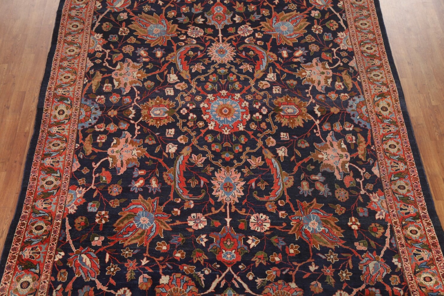 Antique Vegetable Dye Mahal Persian Area Rug 8x12