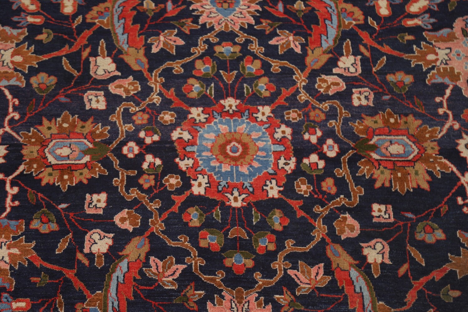 Antique Vegetable Dye Mahal Persian Area Rug 8x12