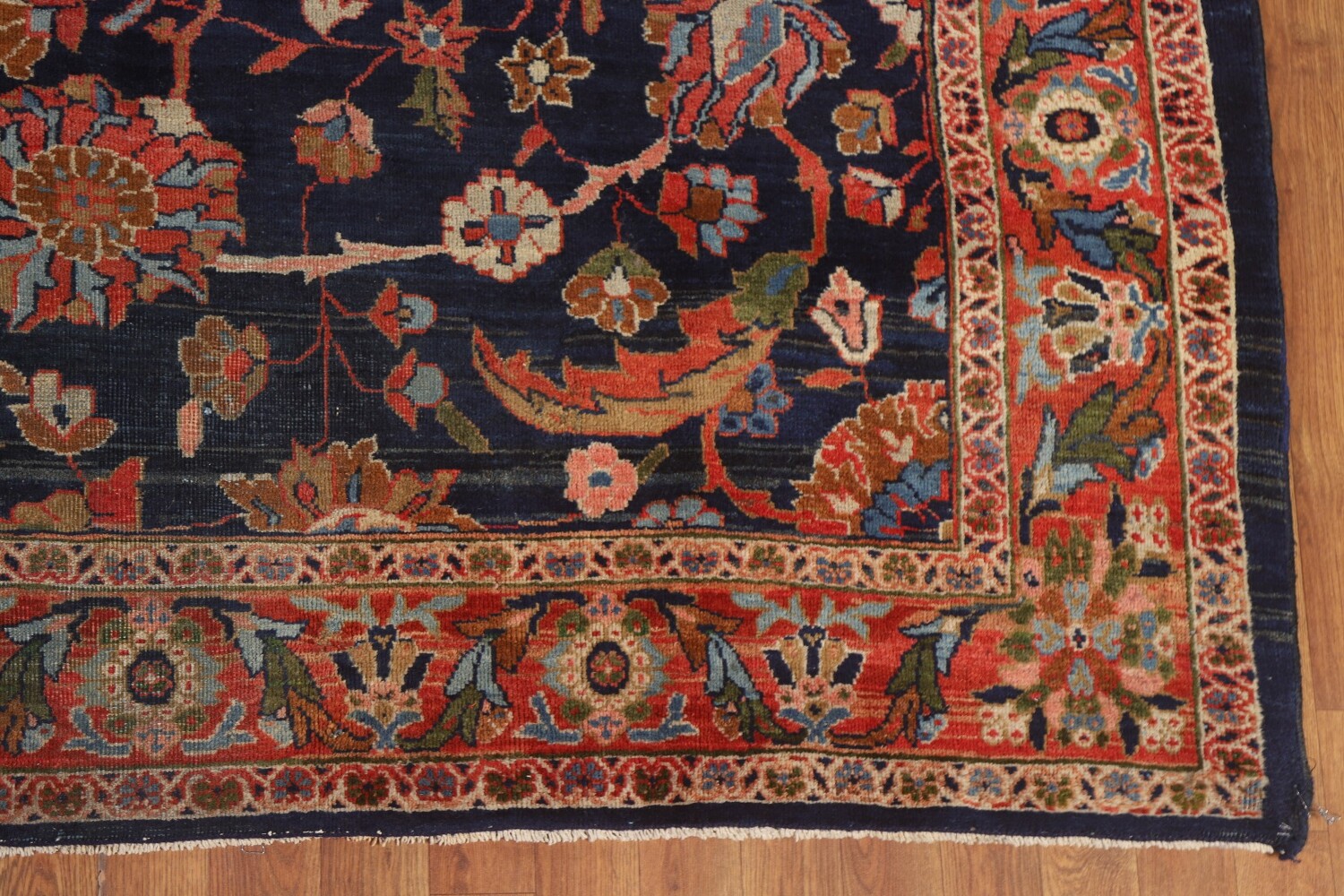 Antique Vegetable Dye Mahal Persian Area Rug 8x12