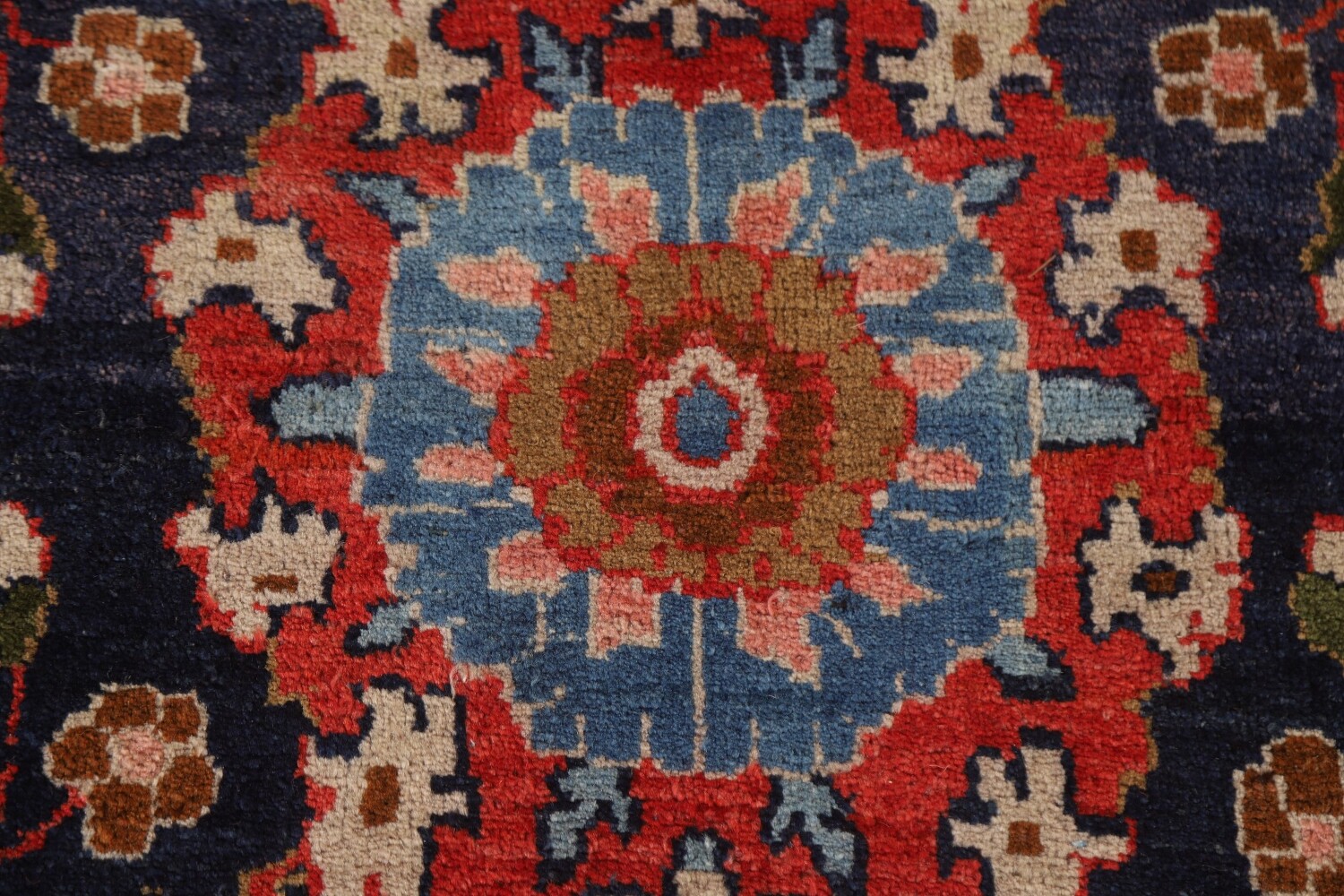 Antique Vegetable Dye Mahal Persian Area Rug 8x12