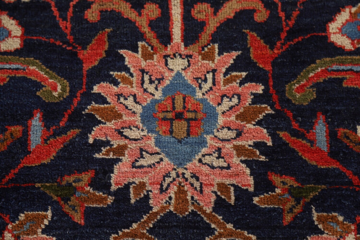 Antique Vegetable Dye Mahal Persian Area Rug 8x12