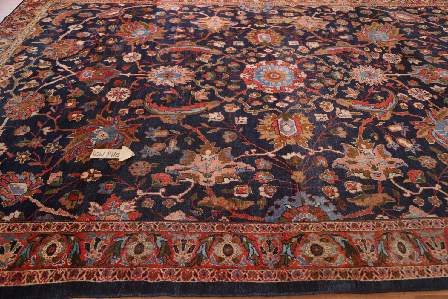 Antique Vegetable Dye Mahal Persian Area Rug 8x12