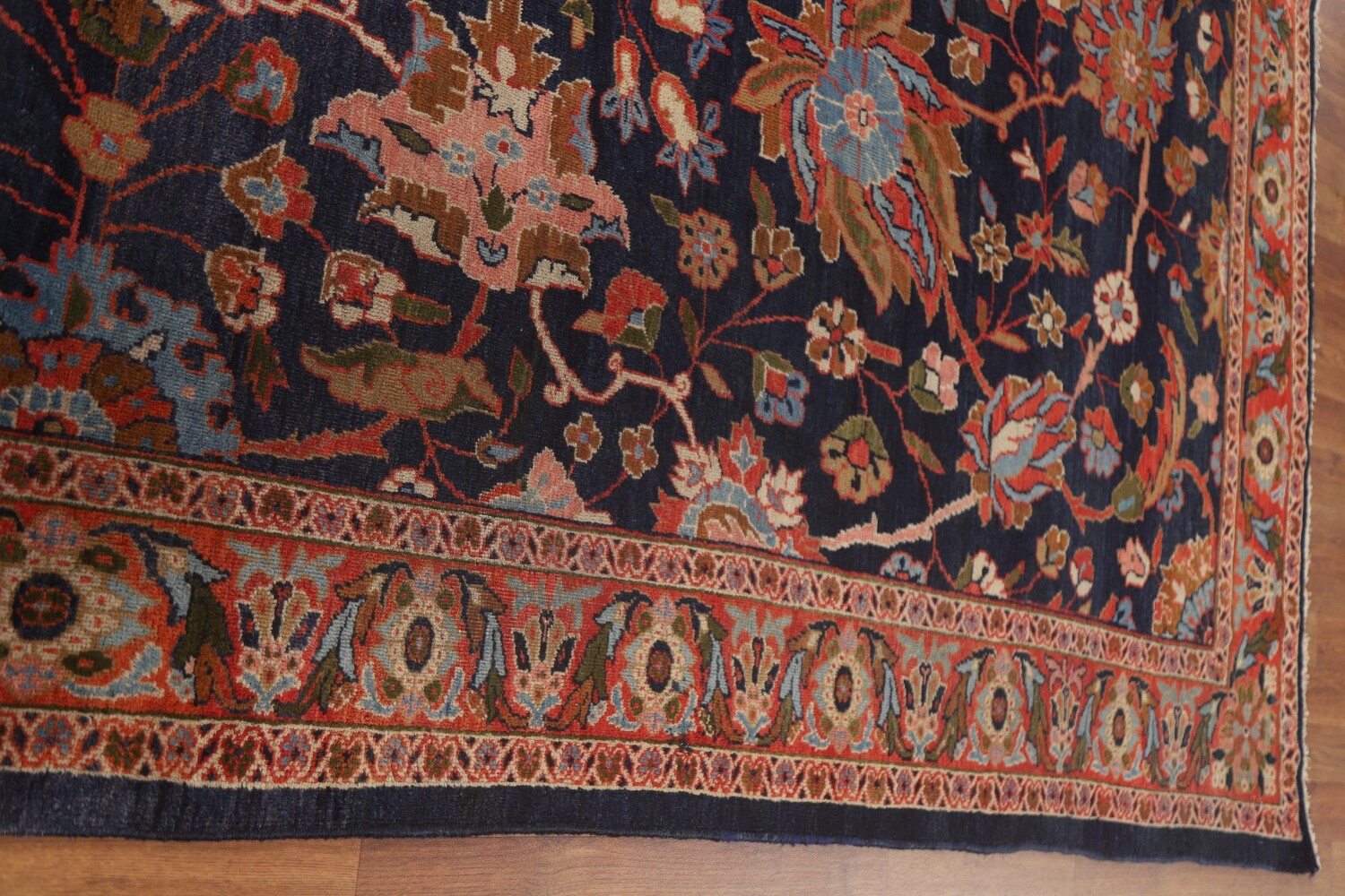 Antique Vegetable Dye Mahal Persian Area Rug 8x12