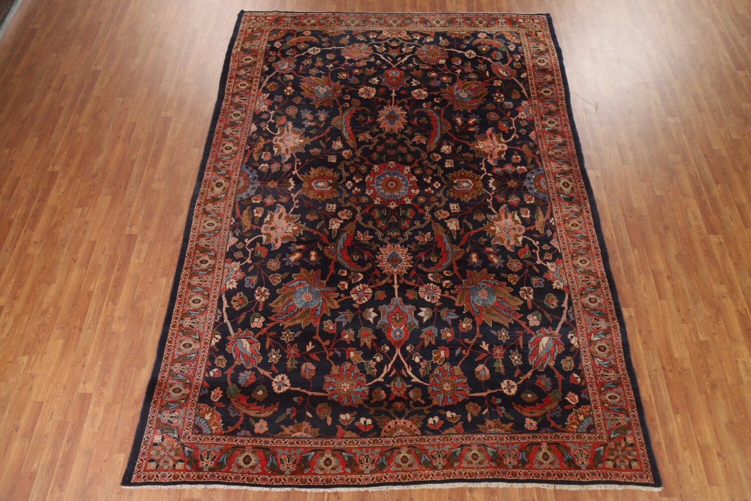 Antique Vegetable Dye Mahal Persian Area Rug 8x12
