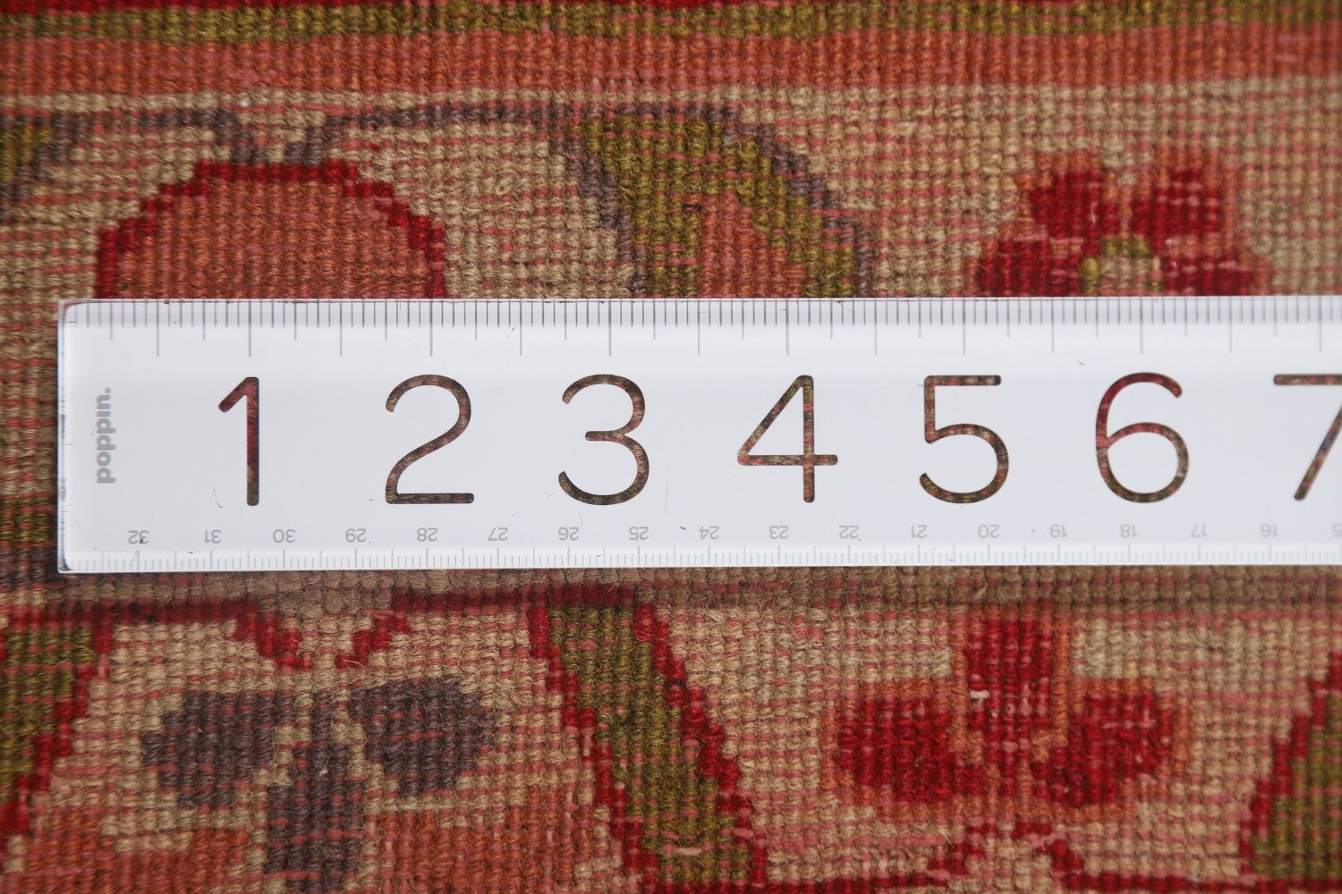 Pre-1900 Antique Agra Vegetable Dye Square Rug 13x13