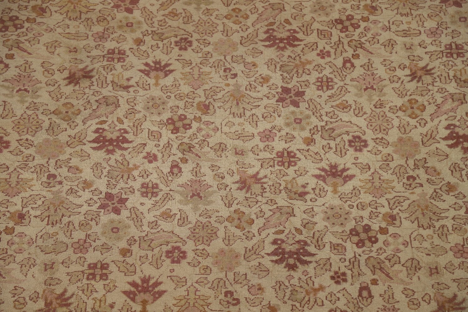 Pre-1900 Antique Vegetable Dye Agra Indo Area Rug 10x13
