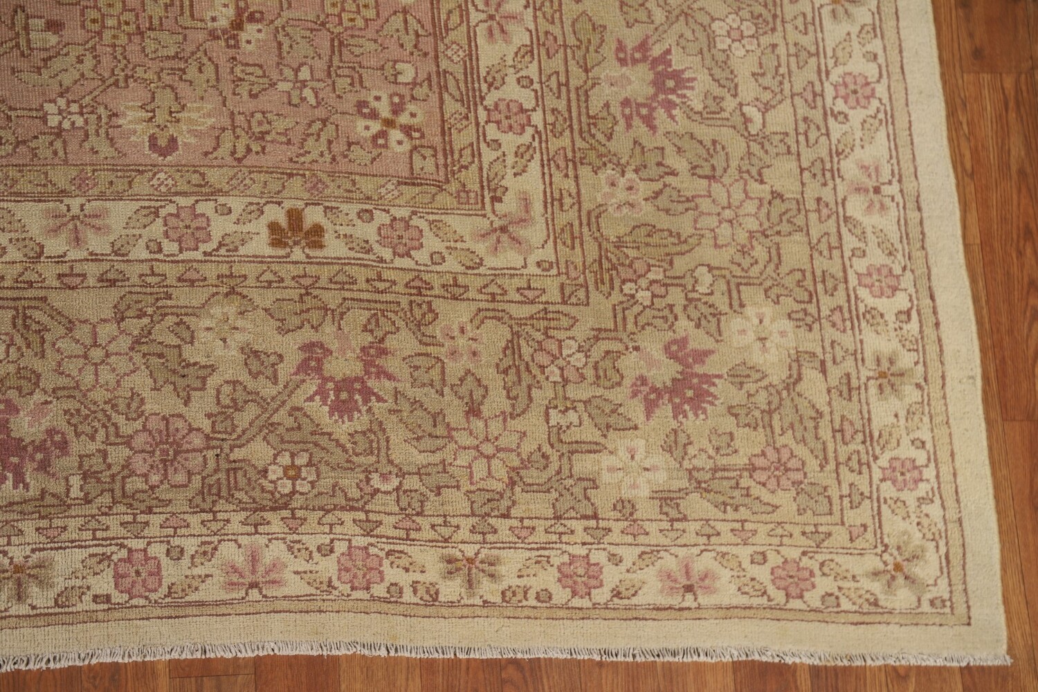 Pre-1900 Antique Vegetable Dye Agra Indo Area Rug 10x13