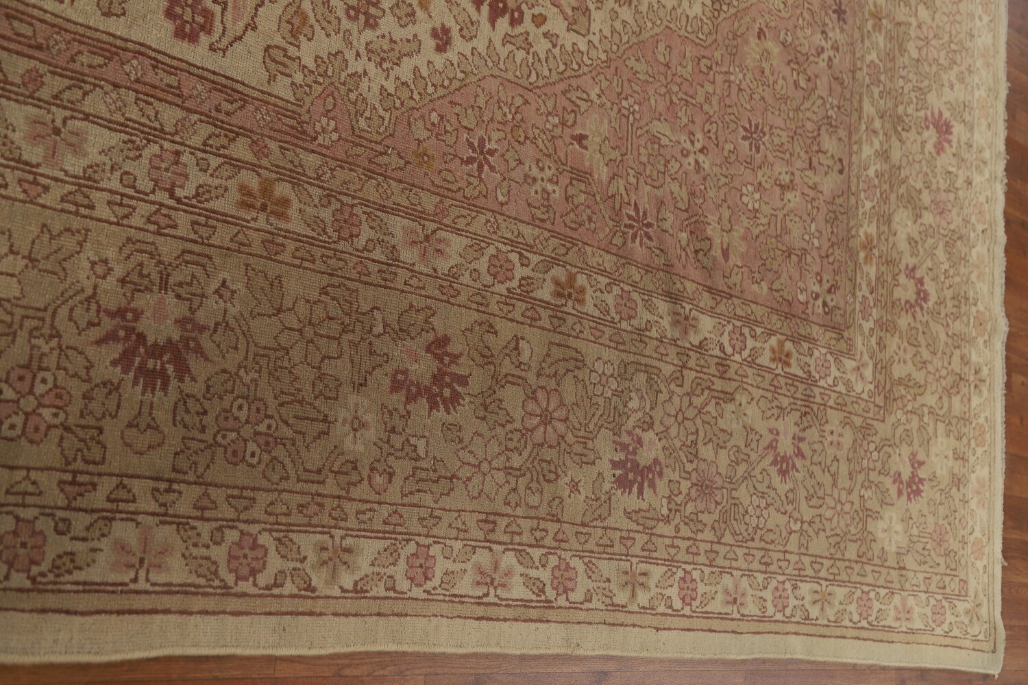 Pre-1900 Antique Vegetable Dye Agra Indo Area Rug 10x13