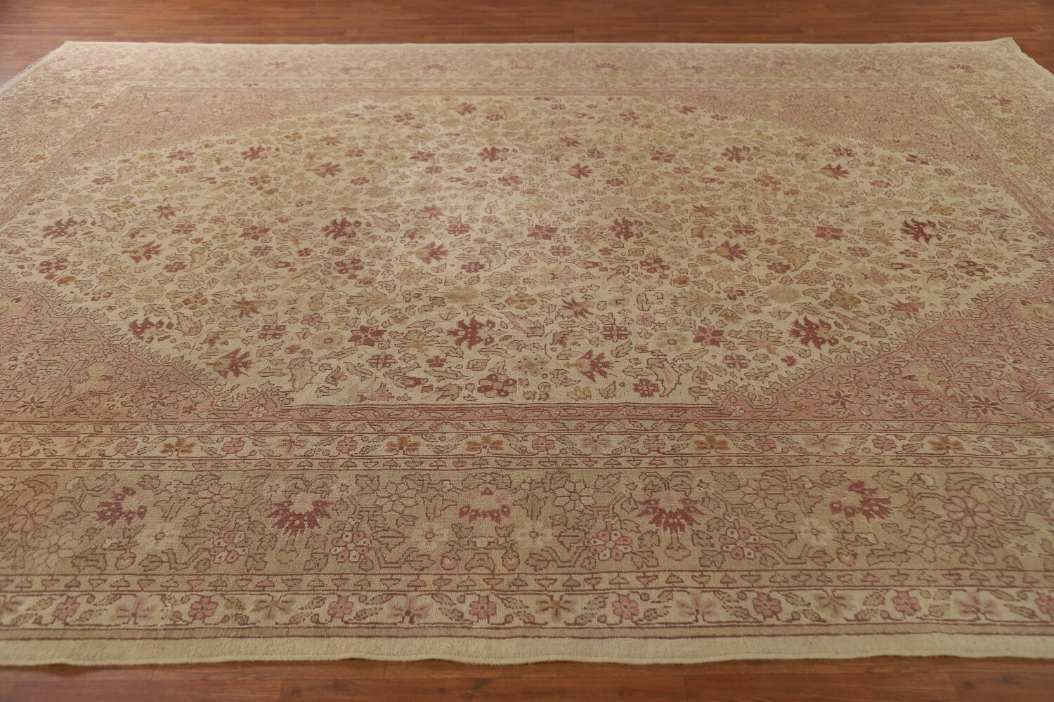 Pre-1900 Antique Vegetable Dye Agra Indo Area Rug 10x13