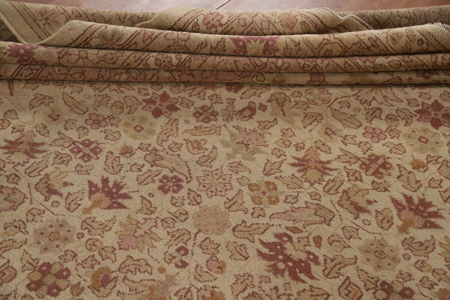 Pre-1900 Antique Vegetable Dye Agra Indo Area Rug 10x13