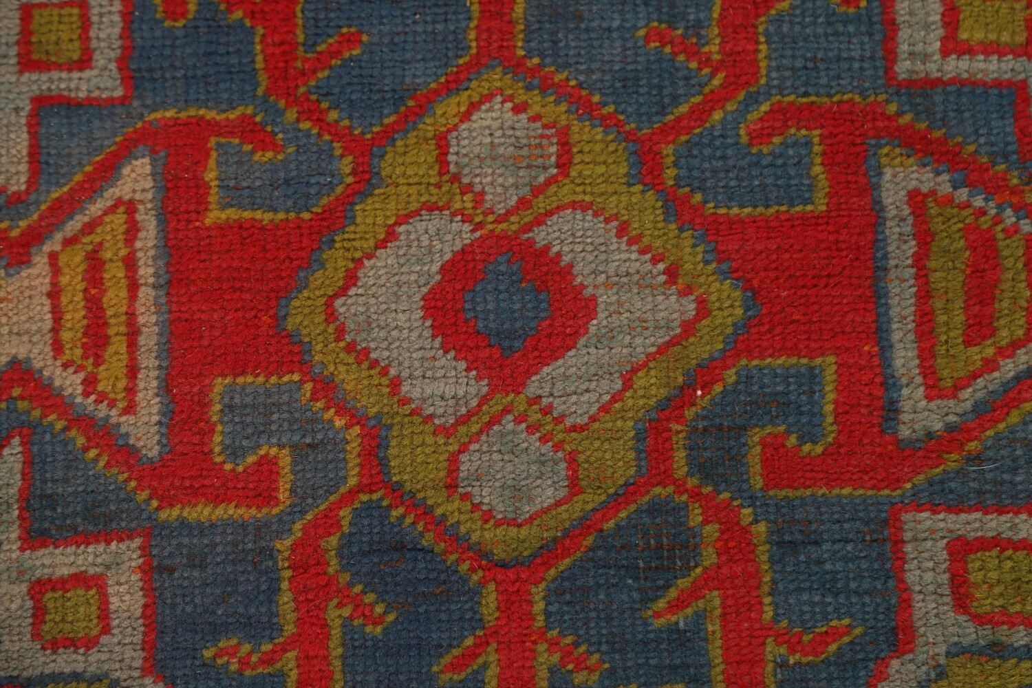 Pre-1900 Antique Oushak Turkish Area Rug 9x12