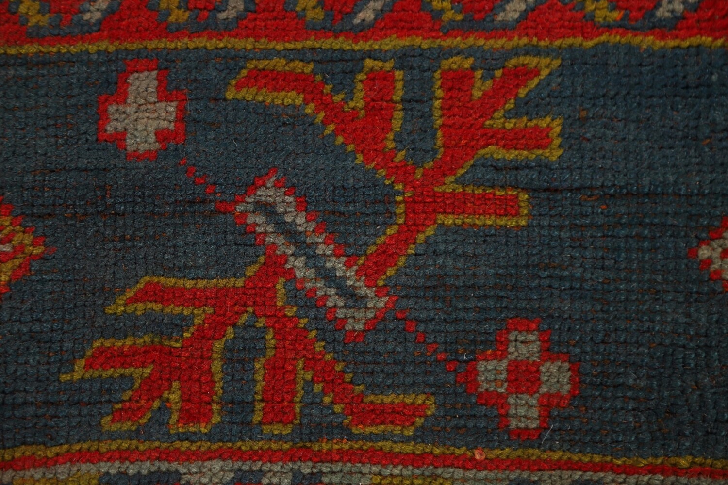 Pre-1900 Antique Oushak Turkish Area Rug 9x12