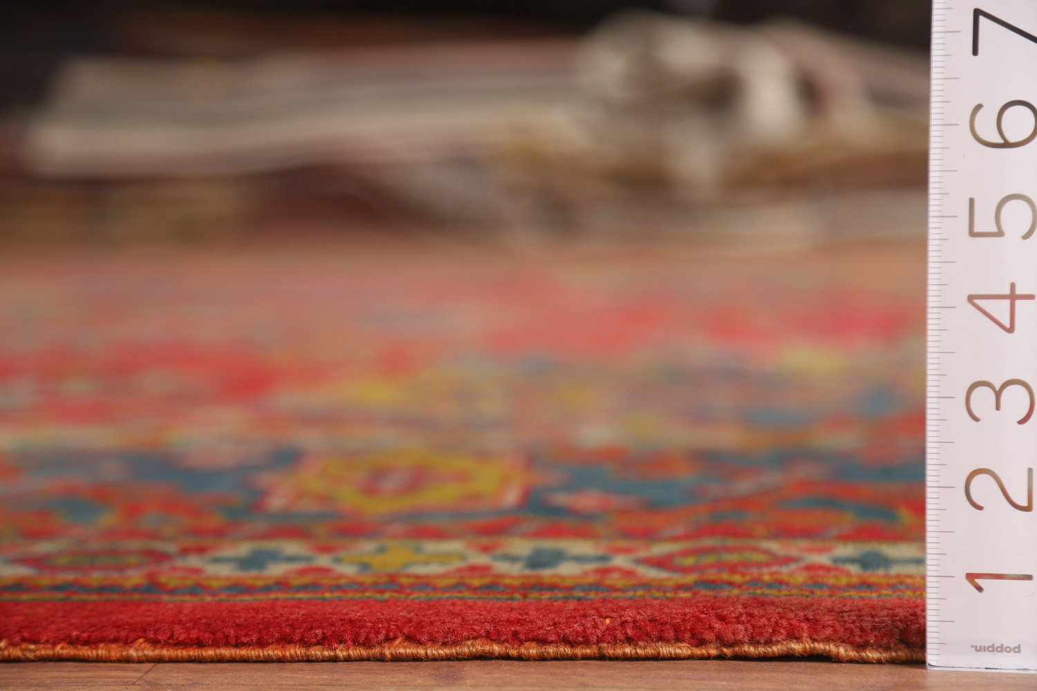 Pre-1900 Antique Oushak Turkish Area Rug 9x12