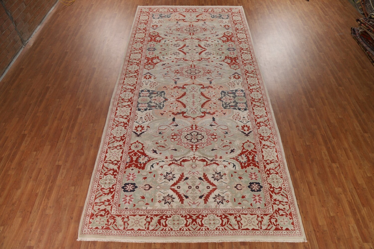 Vegetable Dye Mahal Egyptian Area Rug 8x17