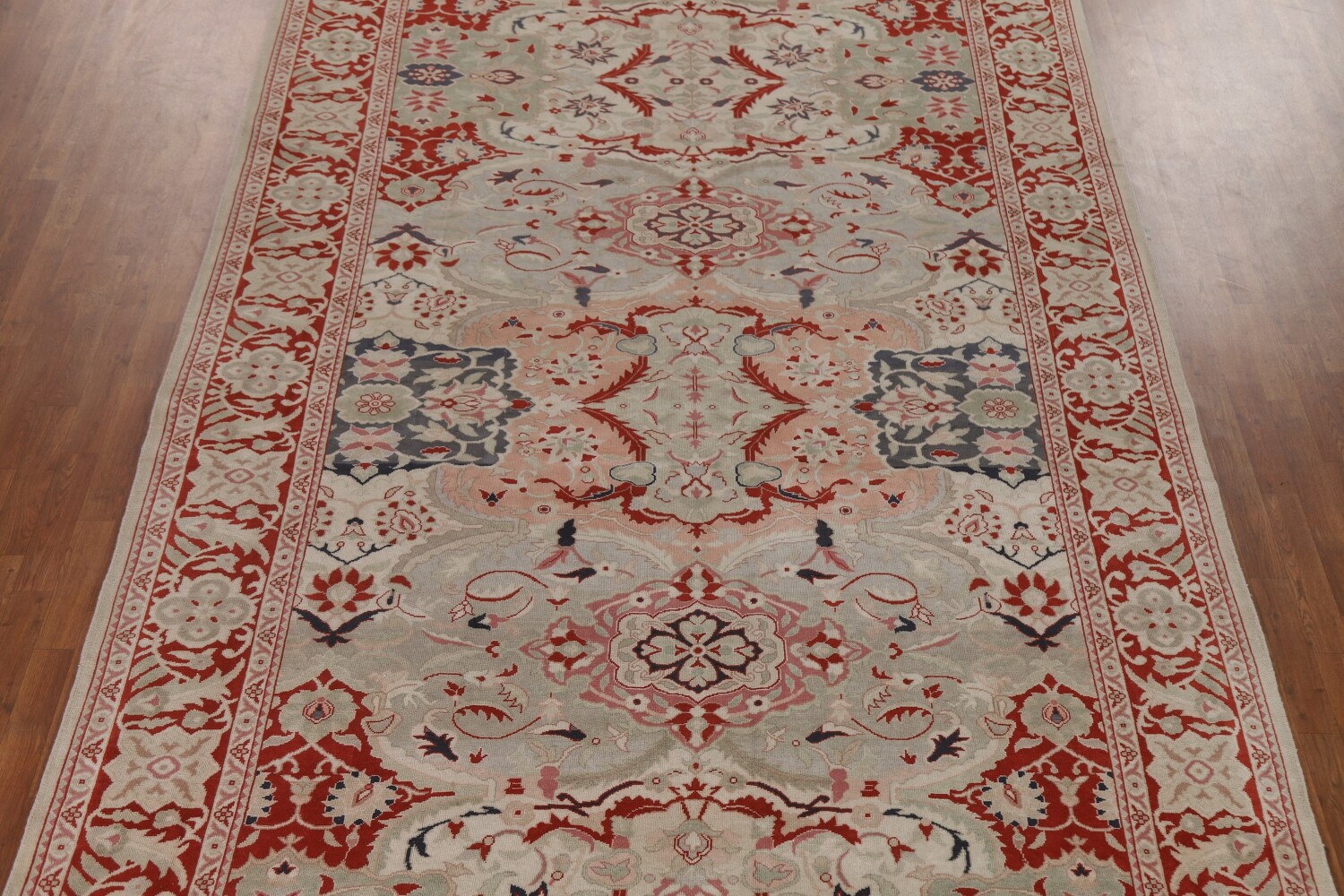 Vegetable Dye Mahal Egyptian Area Rug 8x17