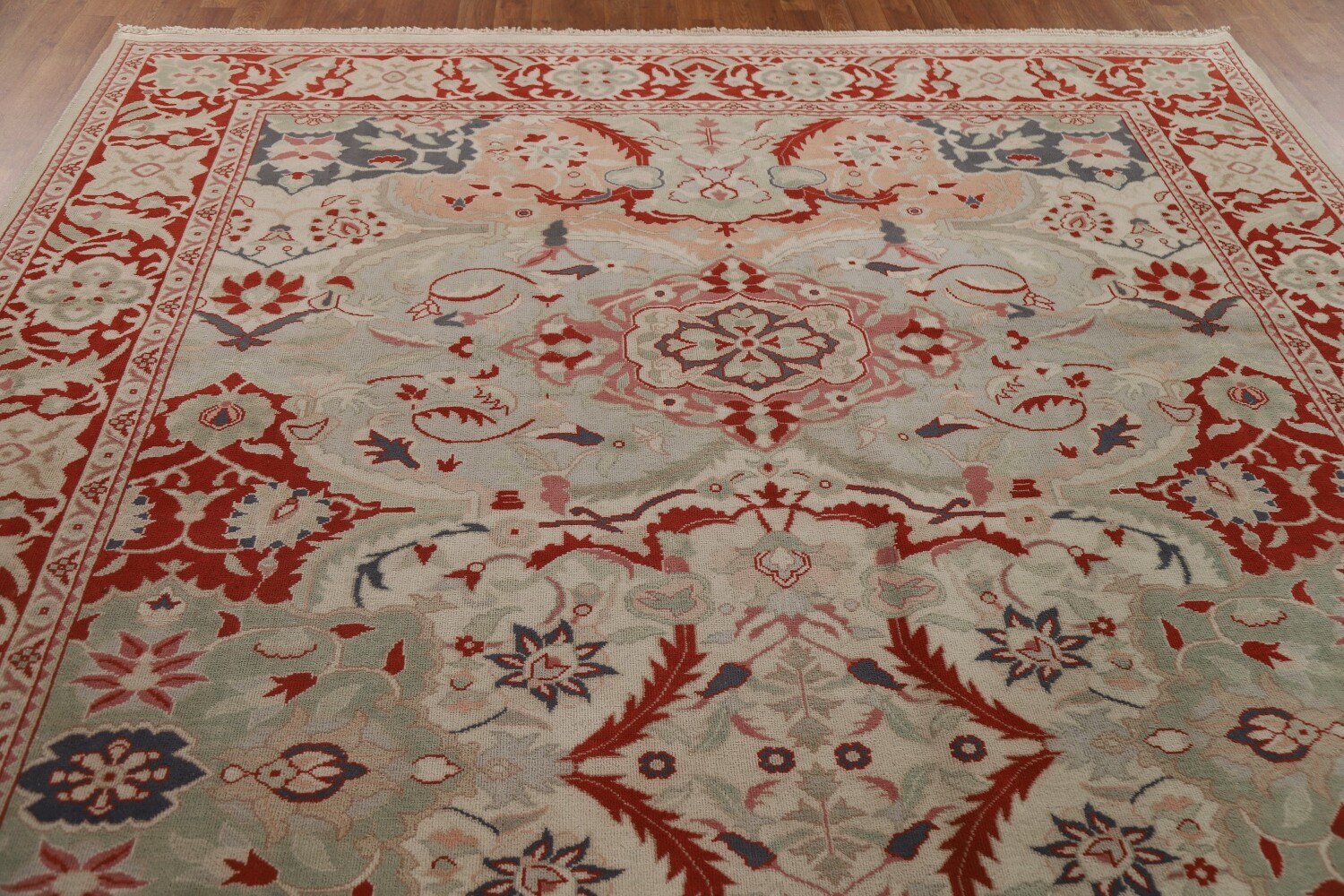 Vegetable Dye Mahal Egyptian Area Rug 8x17