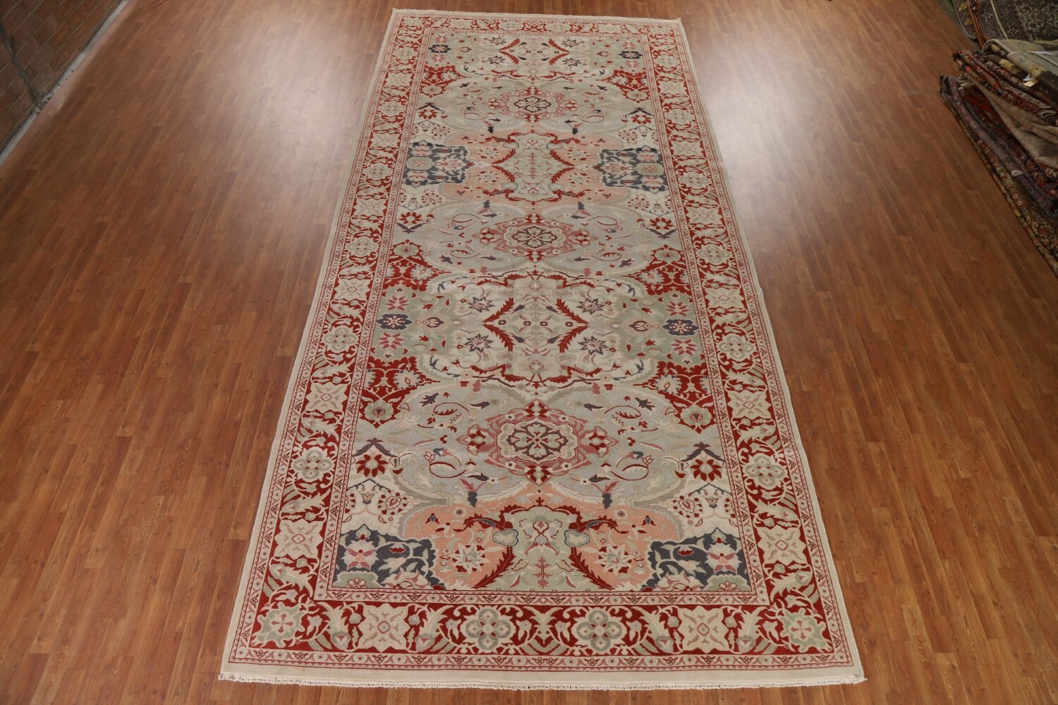 Vegetable Dye Mahal Egyptian Area Rug 8x17